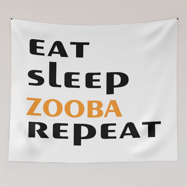Item preview, Eat sleep Zooba repeat designed and sold by ILIA ILO.
