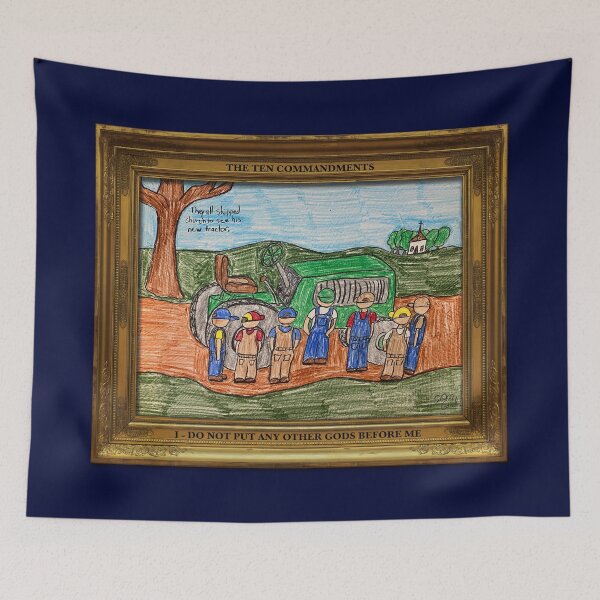 Item preview, 10 Commandments: (I) DO NOT PUT ANY OTHER GODS BEFORE ME designed and sold by SAMGordonART.