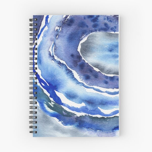 Item preview, Ultramarine And Sky Blue Organic Watercolor Sea Wave Beach Art IV designed and sold by Irina Sztukowski.