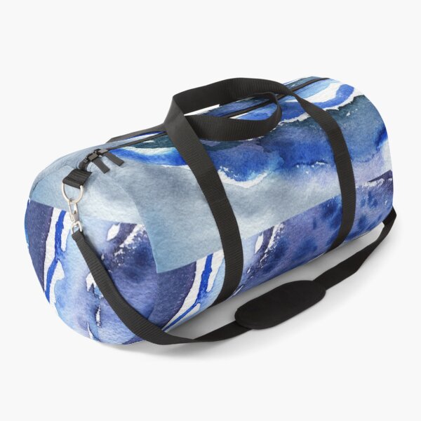 Item preview, Ultramarine And Sky Blue Organic Watercolor Sea Wave Beach Art IV designed and sold by Irina Sztukowski.
