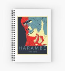 Harambe Gorilla Spiral Notebook