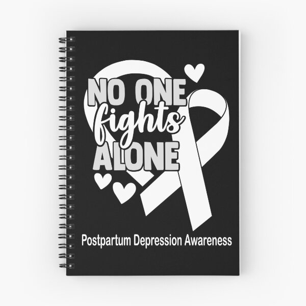 Item preview, No One Fight Alone Postpartum Depression Awareness designed and sold by Sabfit.
