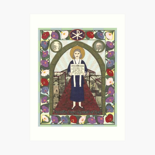 “Dorothy Day Icon” Art Print for Sale by draber | Redbubble
