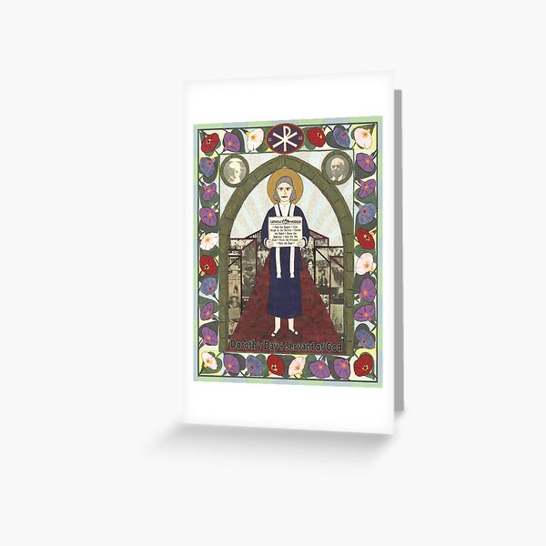 Dorothy Day Icon Greeting Card
