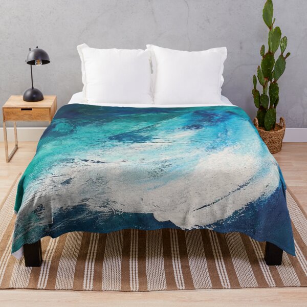 Item preview, Aqua Seahorse Acrylic Abstract Artwork designed and sold by LisWilliams.