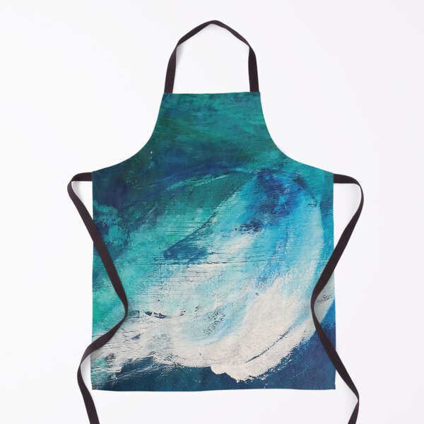 Item preview, Aqua Seahorse Acrylic Abstract Artwork designed and sold by LisWilliams.