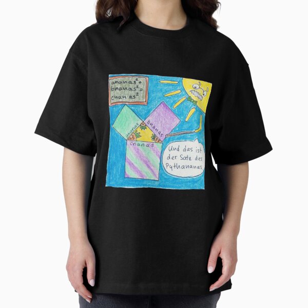 Item preview, Professor Ecksonne explains the Pythagorean theorem with a pineapple triangle designed and sold by Sanguinik.
