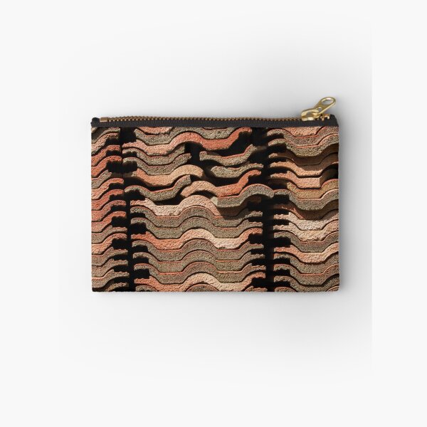Item preview, Abstract shapes - roof tiles. Negative space as zipper. designed and sold by GreissDesign.
