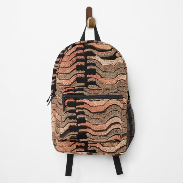 Item preview, Abstract shapes - roof tiles. Negative space as zipper. designed and sold by GreissDesign.