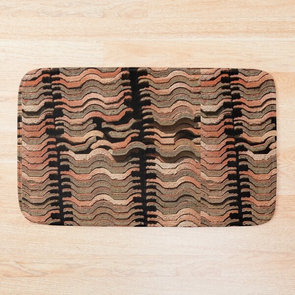 Item preview, Abstract shapes - roof tiles. Negative space as zipper. designed and sold by GreissDesign.