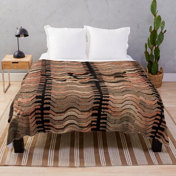 Item preview, Abstract shapes - roof tiles. Negative space as zipper. designed and sold by GreissDesign.