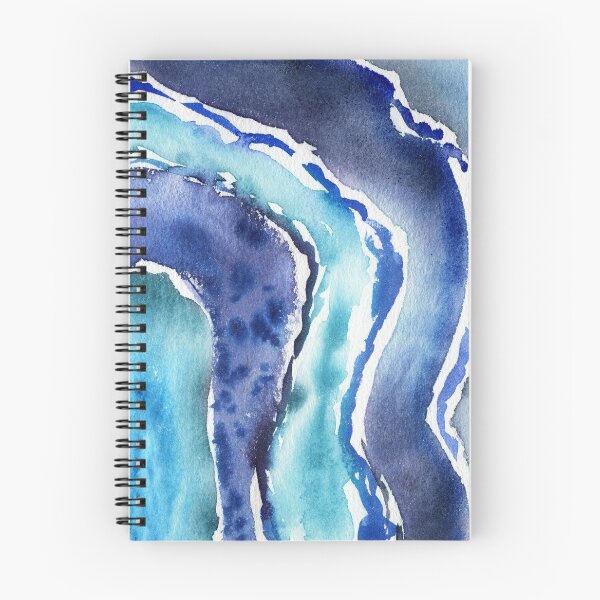 Item preview, Blue Lagoon Turquoise Sea Beach Ocean Wave Watercolor Abstract II designed and sold by Irina Sztukowski.
