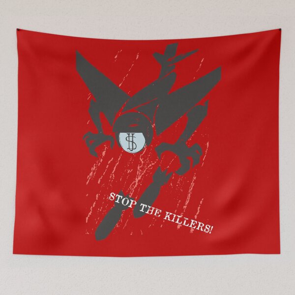 Item preview, Stop the Killers! Translated - Soviet Propaganda, Anti War, Anti Imperialist, USSR designed and sold by SpaceDogLaika.