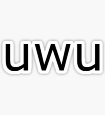 uwu Sticker
