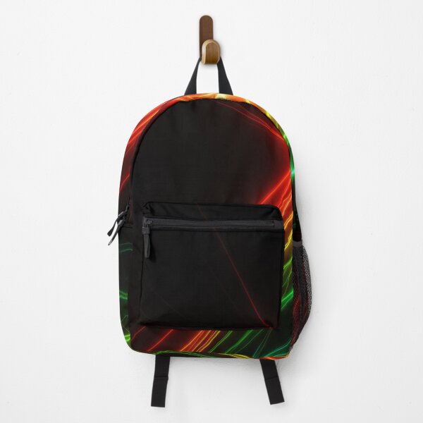 Item preview, Beautiful Abstract Pattern Of Colored Smooth Lines On A Black Background designed and sold by tatkhagata.