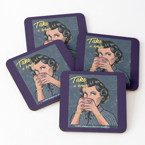Item preview, Coffee makes me feel less murdery designed and sold by Englishmistress.