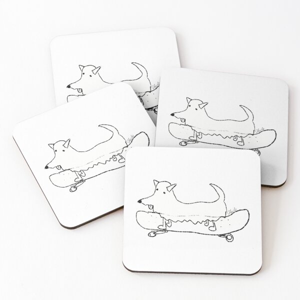 Item preview, Rad Skateboard Ghost Dog designed and sold by DefiestaStudios.