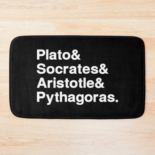 Item preview, Plato & Socrates & Aristotle & Pythagoras designed and sold by Good-Looking Corpse.