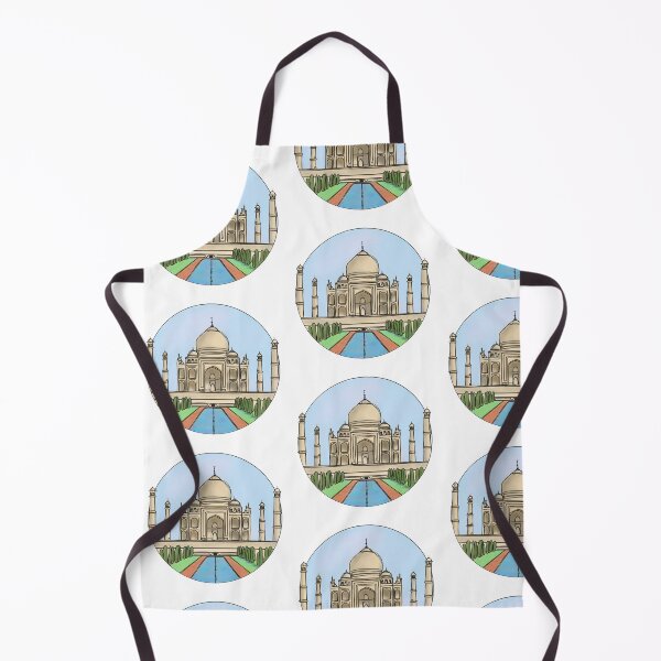 Item preview, Taj Mahal in India Coloured Sticker designed and sold by Paisesdelmundo.