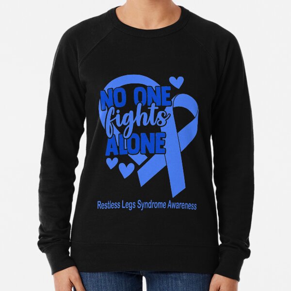 Item preview, No One Fight Alone Restless Legs Syndrome Awareness designed and sold by Sabfit.
