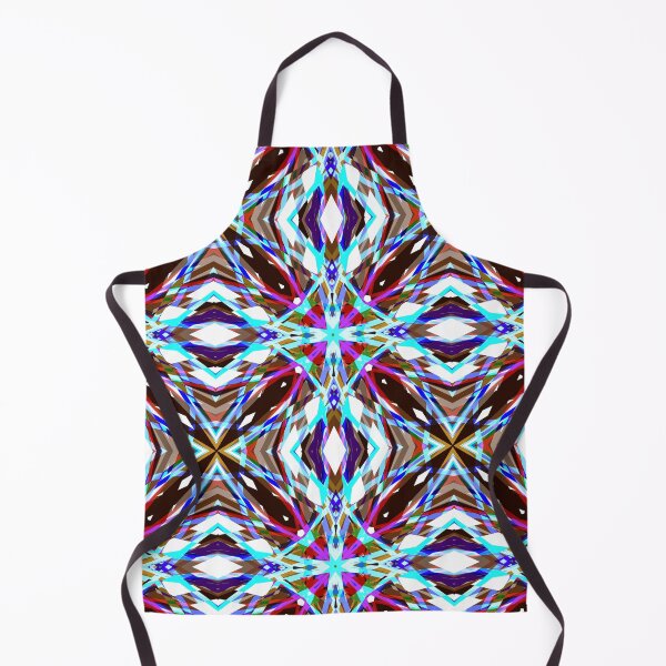 Item preview, Psychedelic Summer Blue Pink White Brown Geometric Design Pattern designed and sold by PatternPerfect.