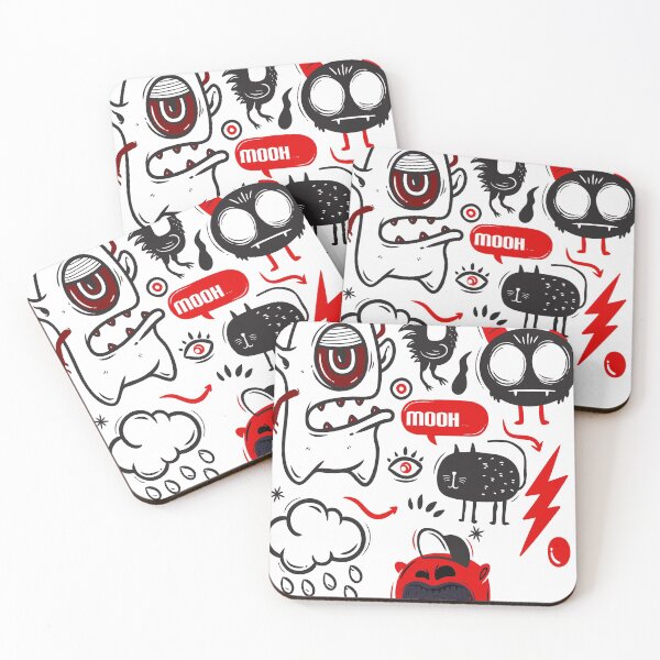 Item preview, Funny Doodles With Monsters Funny Shirt designed and sold by YSNbr.