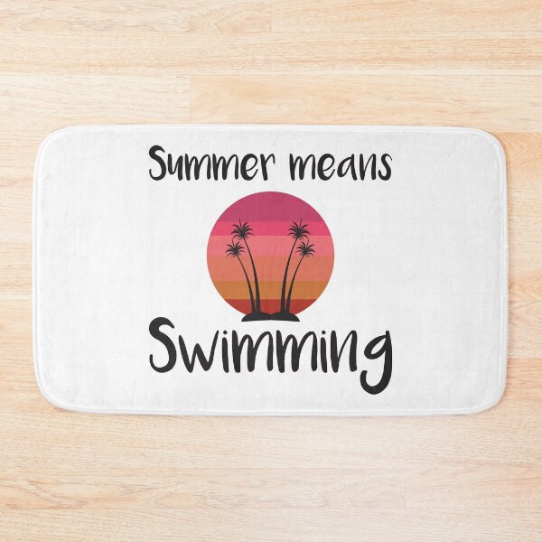 Item preview, Summer Means Swimming designed and sold by Gaalaxyz.