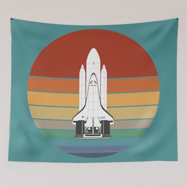 Item preview, Retro 80s Tropical Sun Vaporwave Summer Rocket designed and sold by IZiets.