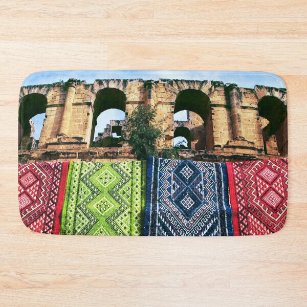 Item preview, Sale of carpets in the roman amphitheatre of El Jem designed and sold by Sara Sanchez PHOTO.