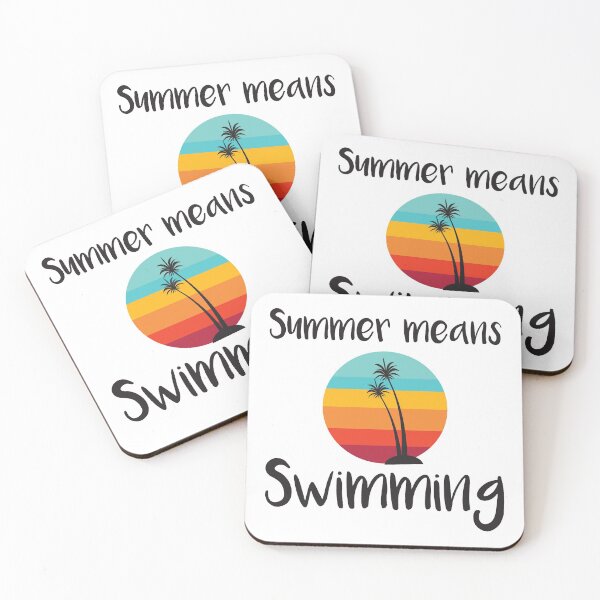 Item preview, Summer Means Swimming designed and sold by Gaalaxyz.