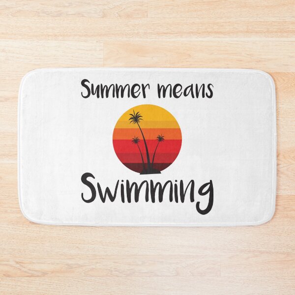 Item preview, Summer Means Swimming designed and sold by Gaalaxyz.