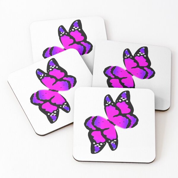 Item preview, Purple butterfly, blue butterfly, multicolor butterfly, Abstract art, Modern arts, Water colour graphic art print designed and sold by ArtworkByNina.