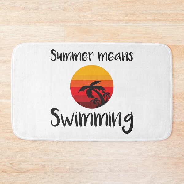 Item preview, Summer Means Swimming designed and sold by Gaalaxyz.