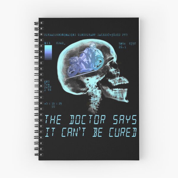 Item preview, Motorcycle doctor says it is incurable saying design designed and sold by brunsch-print.