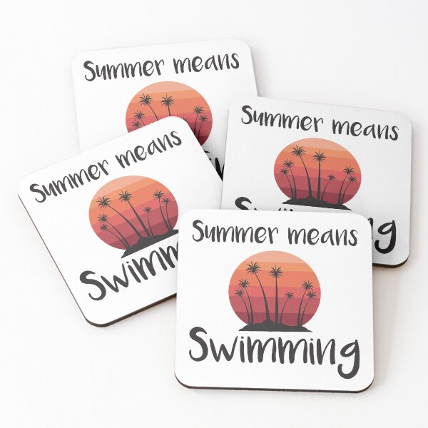 Item preview, Summer Means Swimming designed and sold by Gaalaxyz.