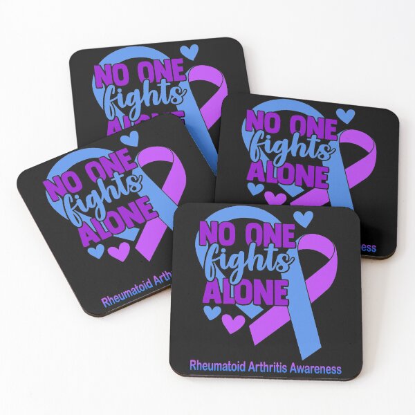 Item preview, No One Fight Alone Rheumatoid Arthritis Awareness designed and sold by Sabfit.