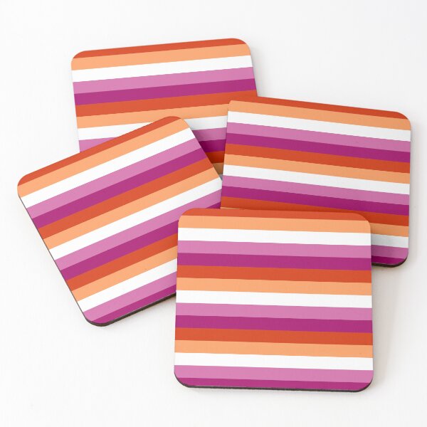 Item preview, 65 MCMLXV LGBT Lesbian Pride Sunset Flag Stripe Pattern designed and sold by 65 MCMLXV.