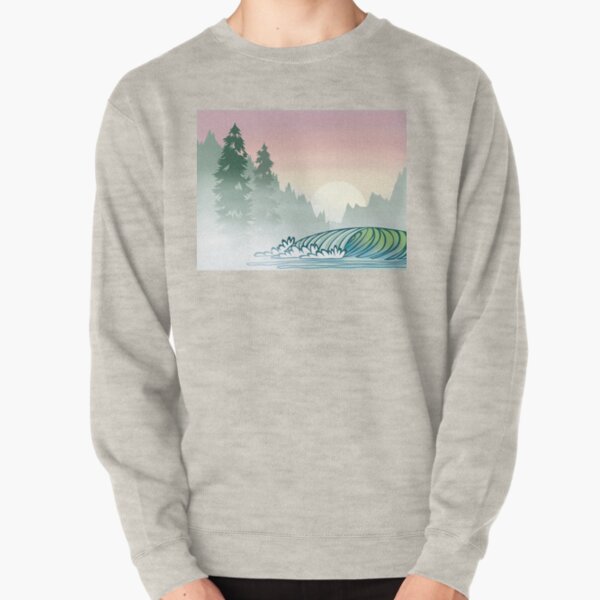 Misty Waves Pullover Sweatshirt