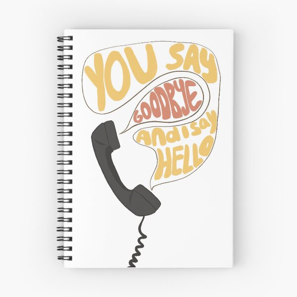 Item preview, The Beatles hello goodbye lyrics designed and sold by Clownsnghosts.