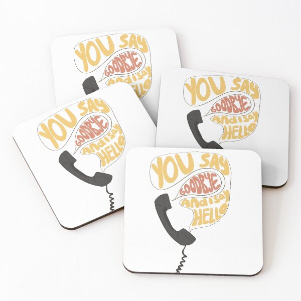 Item preview, The Beatles hello goodbye lyrics designed and sold by Clownsnghosts.