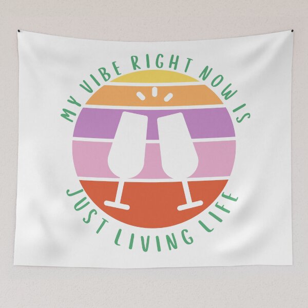 Item preview, My vibe right now is just living life designed and sold by lunajoon.