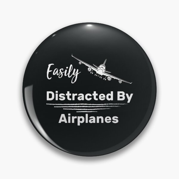 Artikelvorschau, Leicht durch Flugzeuge ablenkbar: Lustiges Design für Flugzeugliebhaber für Männer, Frauen, Mädchen und Jungen. entworfen und verkauft von Otmaneshop.