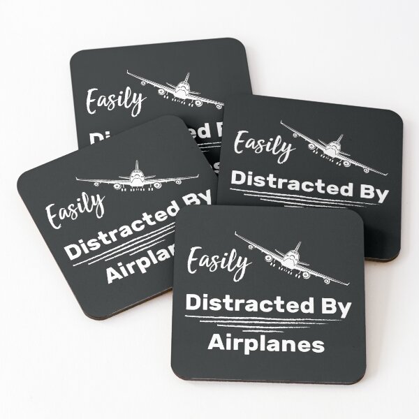 Artikelvorschau, Leicht durch Flugzeuge ablenkbar: Lustiges Design für Flugzeugliebhaber für Männer, Frauen, Mädchen und Jungen. entworfen und verkauft von Otmaneshop.