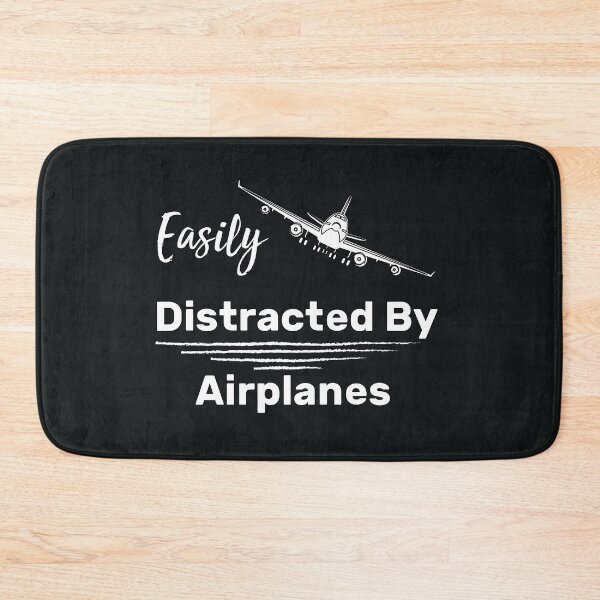 Item preview, Easily distracted by airplanes: Funny airplanes lovers design for men, women ,girls and boys. designed and sold by Otmaneshop.