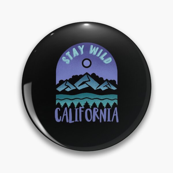 Artikelvorschau, Stay Wild California Nature Quote entworfen und verkauft von HalpinDesign.