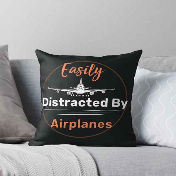 Item preview, Easily distracted by airplanes: Funny airplanes lovers design for men, women ,girls and boys. designed and sold by Otmaneshop.