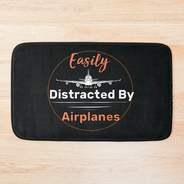 Item preview, Easily distracted by airplanes: Funny airplanes lovers design for men, women ,girls and boys. designed and sold by Otmaneshop.