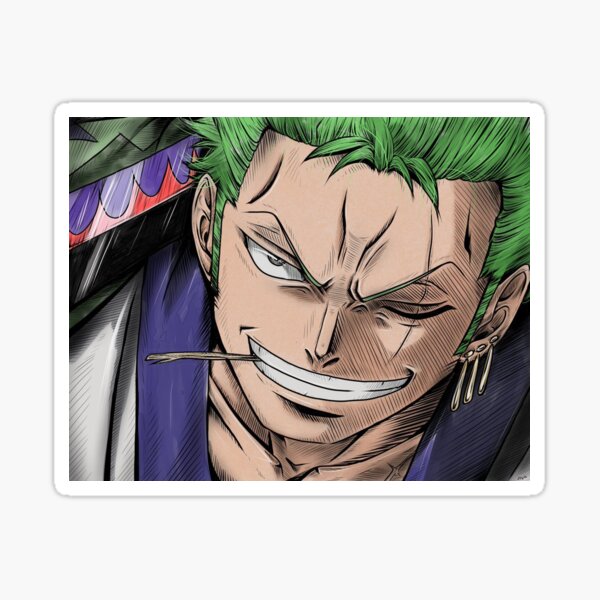 Roronoa Zoro Sticker for Sale by OnePieceStore28