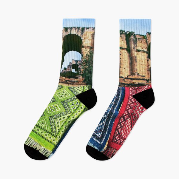 Item preview, Sale of carpets in the roman amphitheatre of El Jem designed and sold by Sara Sanchez PHOTO.