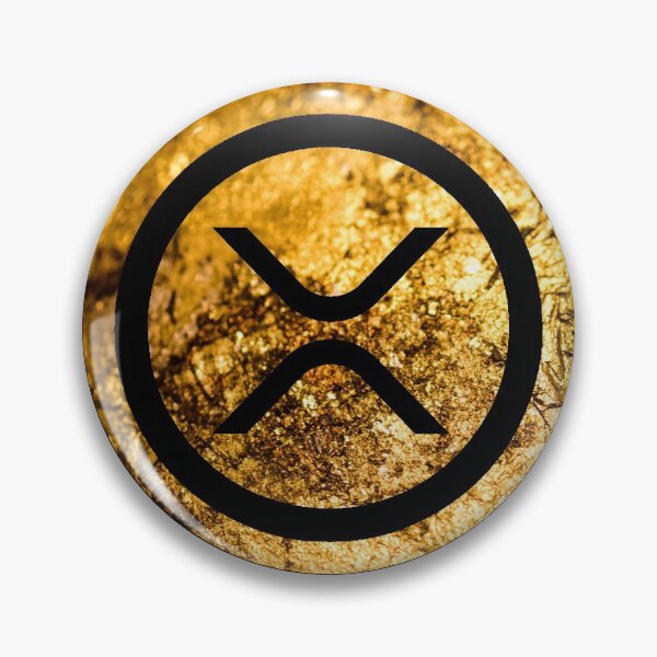 Item preview, Ripple (XRP) Wrinkled Gold Foil Logo designed and sold by issaapparel.